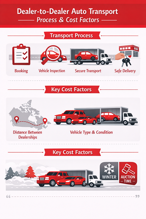 Dealer To Dealer Auto Transport Canada
