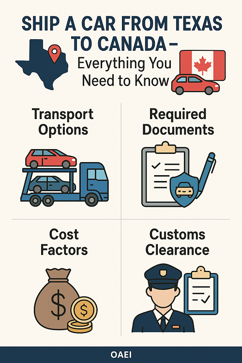 Ship a Car from Texas to Canada